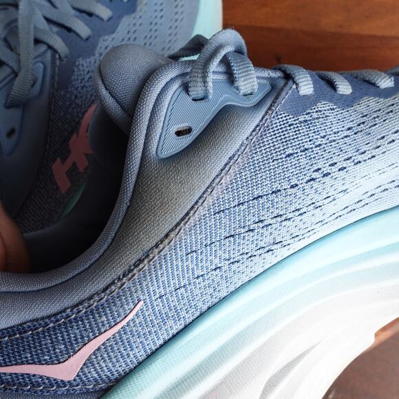 Hoka One One Sneakers Womens SZ 8.5B Blue Bondi 8 Athletic Running Comfort Shoes - Picture 15 of 16